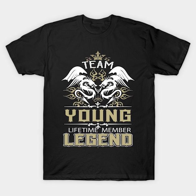 Young Name T Shirt -  Team Young Lifetime Member Legend Name Gift Item Tee T-Shirt by yalytkinyq